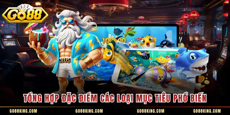 Tổng hợp đặc điểm các loại mục tiêu phổ biến